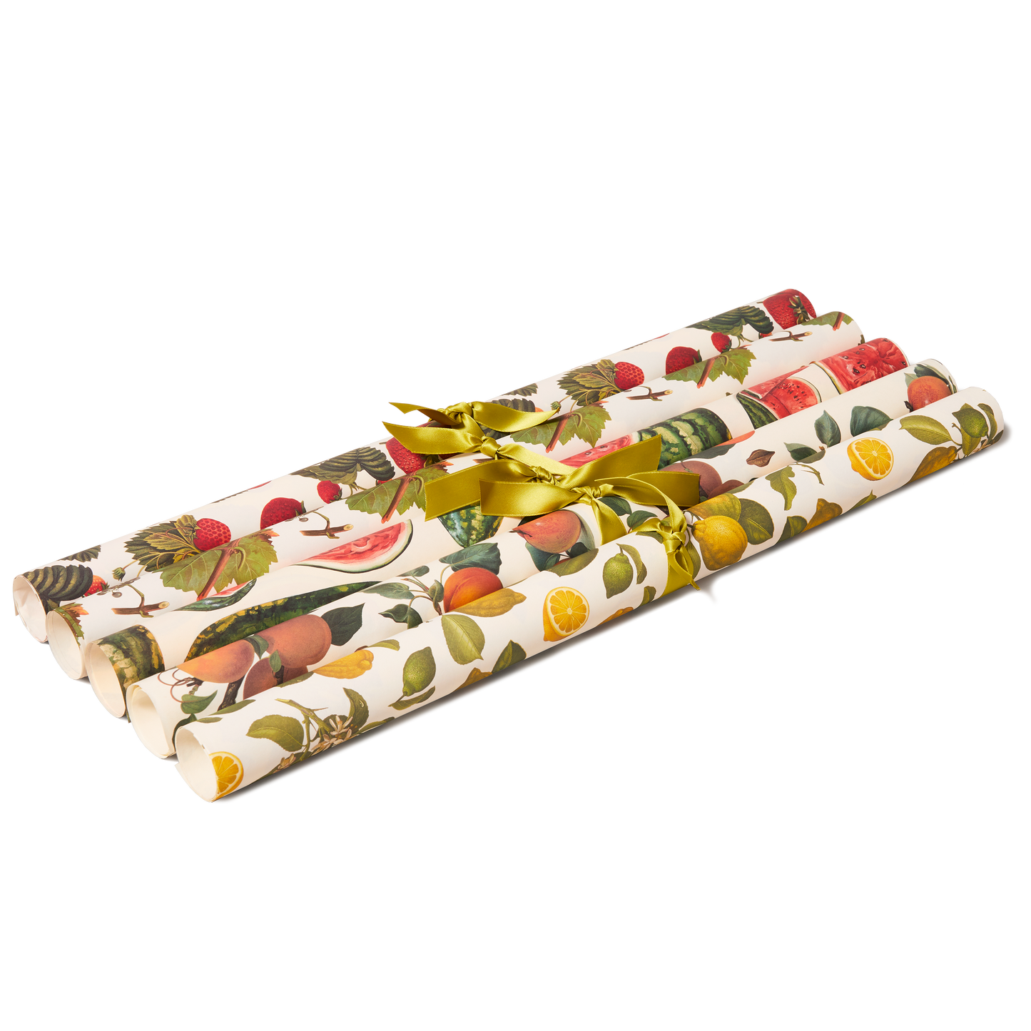 5 Wrapping Papers, Assorted Fruit