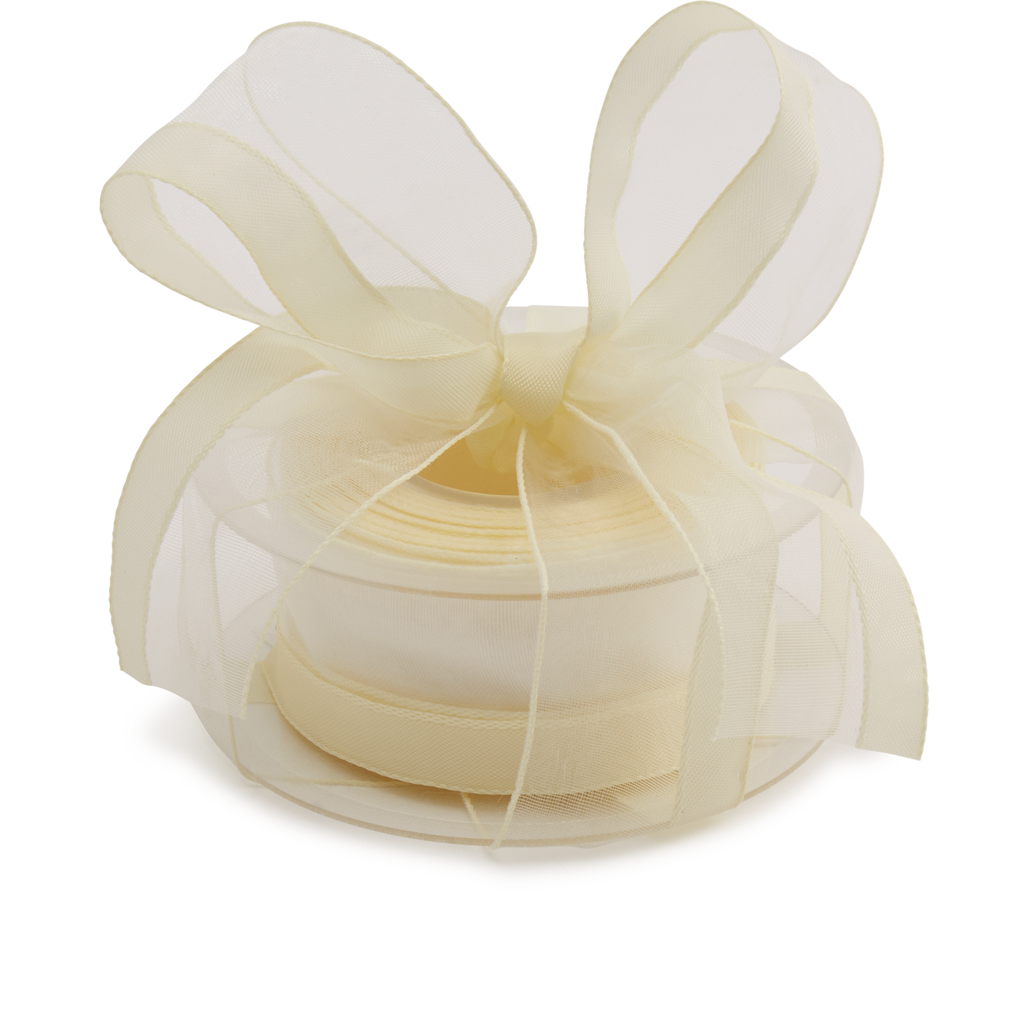 Cream Organza Ribbon, 20m roll