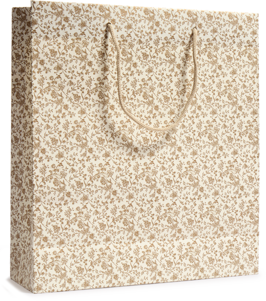 Italian Decorative Gift Bag, Gold Brocade