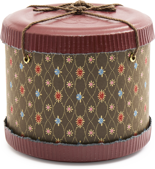 Choosing Keeping Round Gift Box, Brown