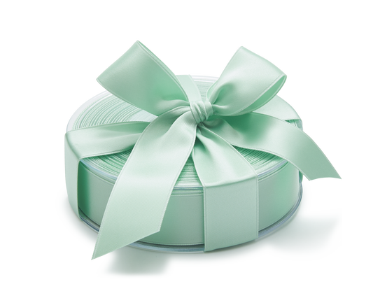 Premium Quality Swiss Ribbon, Eau de Nil, 25m roll